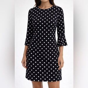Tommy Hilfiger Black and White Polka Dot Dress